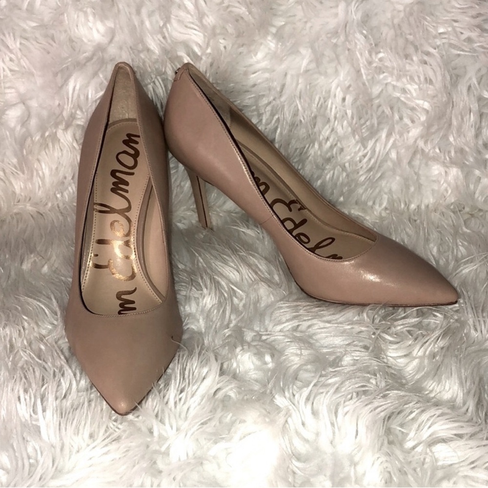 Sam Edelman Tan  Leather Hazel Pumps Size 9  👠
